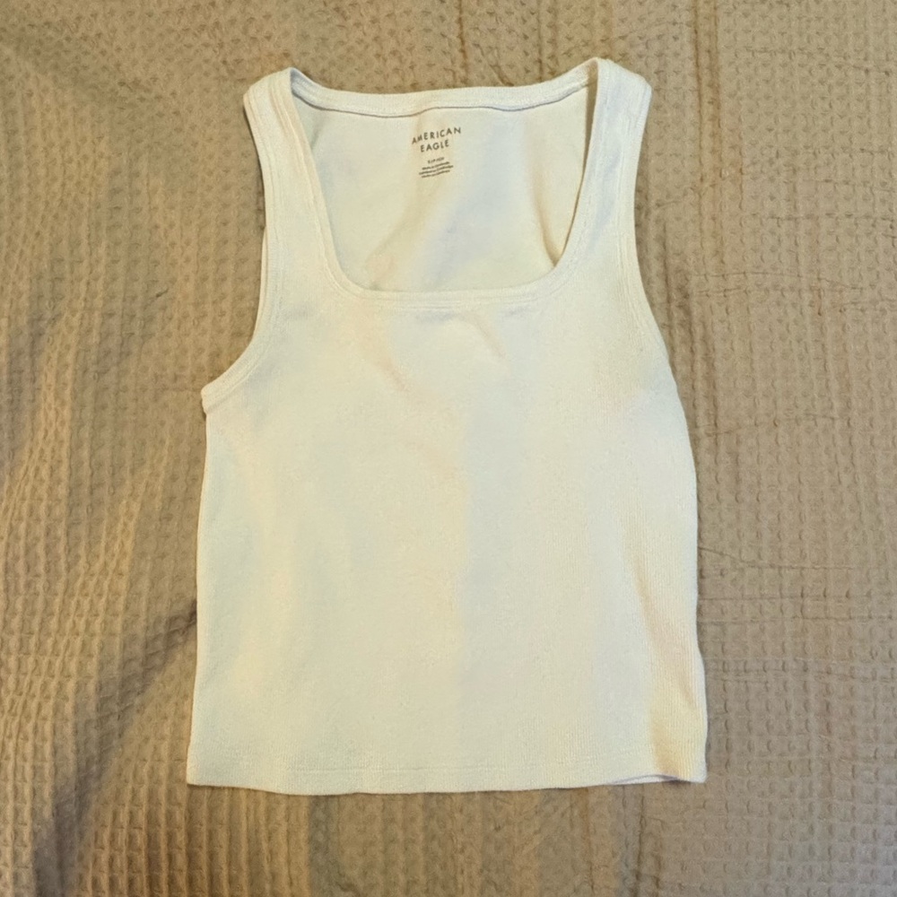American Eagle White Tank Top